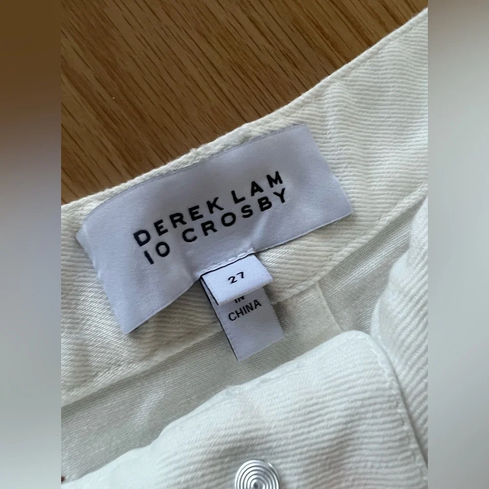 Derek Lam | NWOT Von Frayed Denim Bermuda‎ Shorts